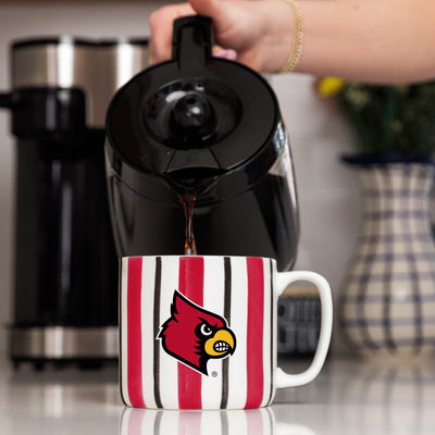 Louisville 16oz Brushstroke Stripe Mug