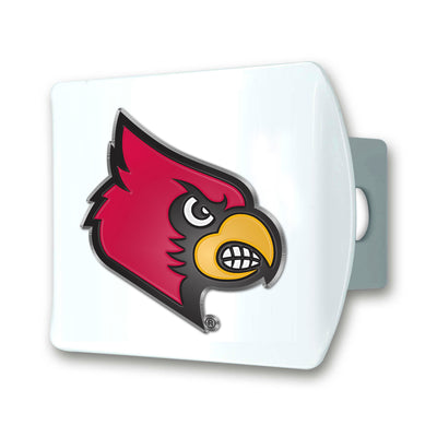 University of Louisville Color on White Hitch Cover