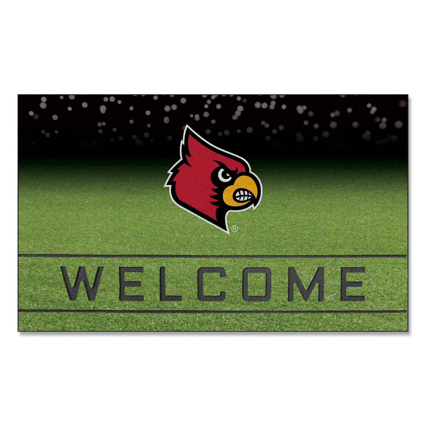 University of Louisville Crumb Rubber Door Mat