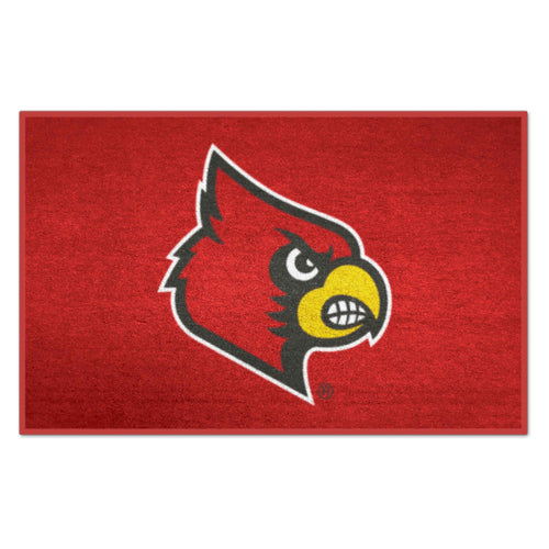 University of Louisville starter mat featuring the logo, made of durable material, ideal for sports or team spaces