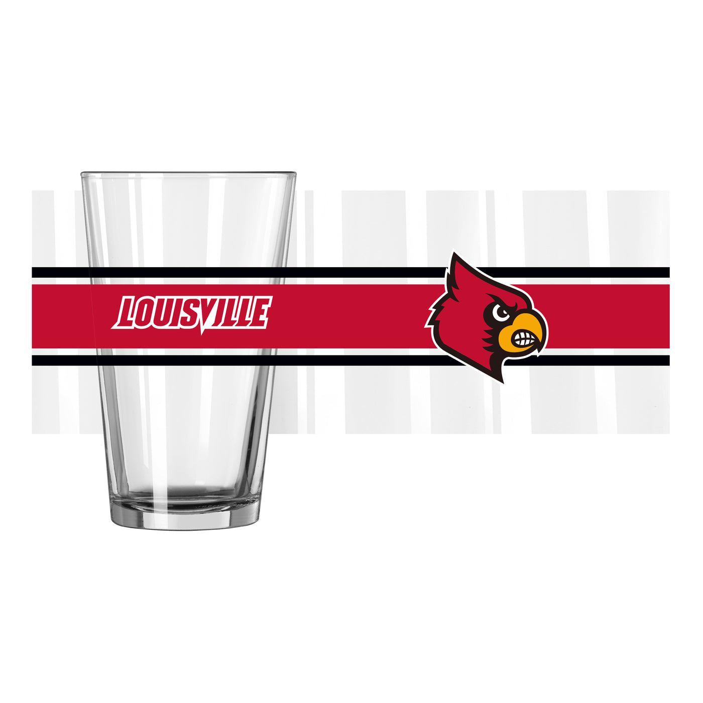 Louisville 16oz Stripe Pint Glass