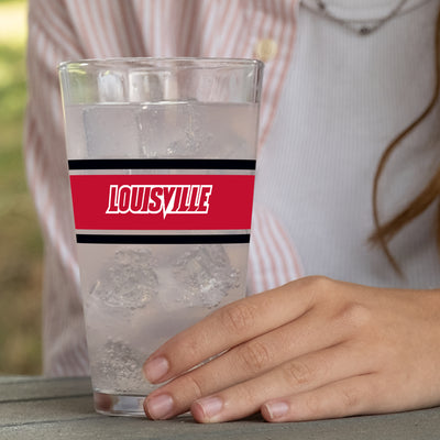 Louisville 16oz Stripe Pint Glass