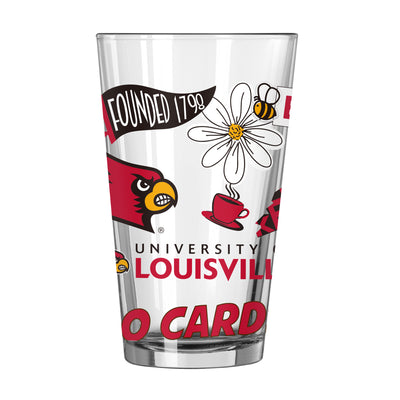 Louisville 16oz Native Pint Glass