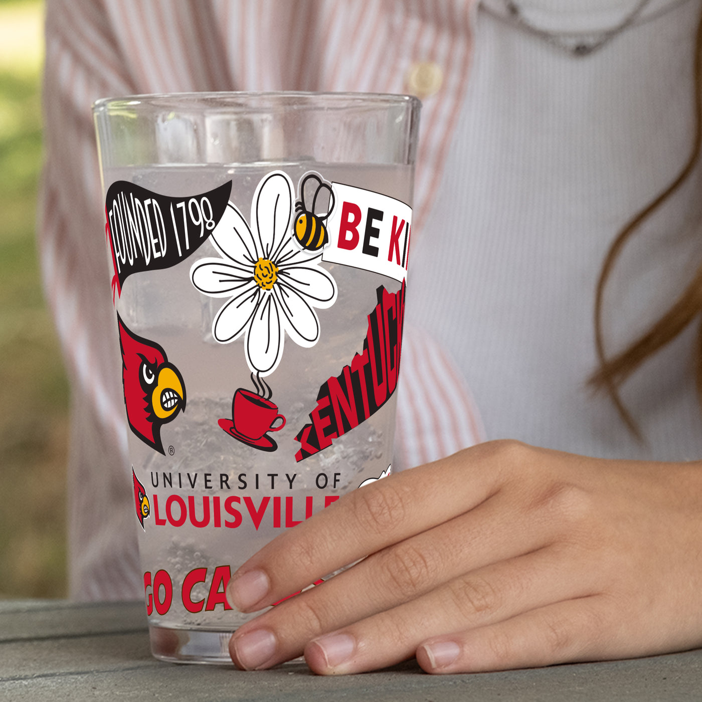 Louisville 16oz Native Pint Glass