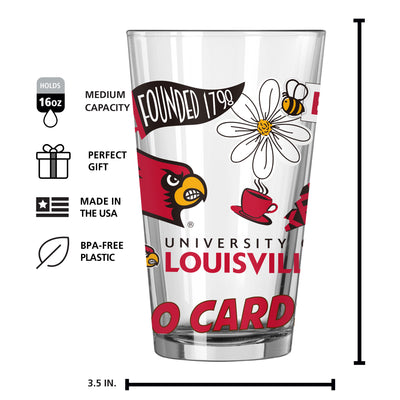 Louisville 16oz Native Pint Glass