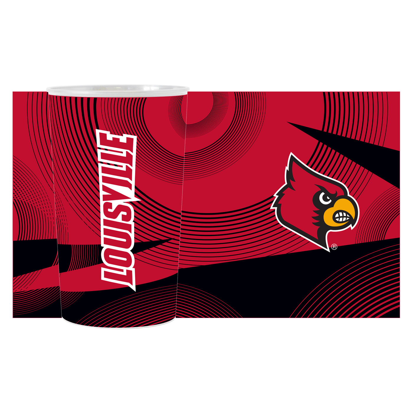 Louisville Geometric Hardwall Cup 4 Pack