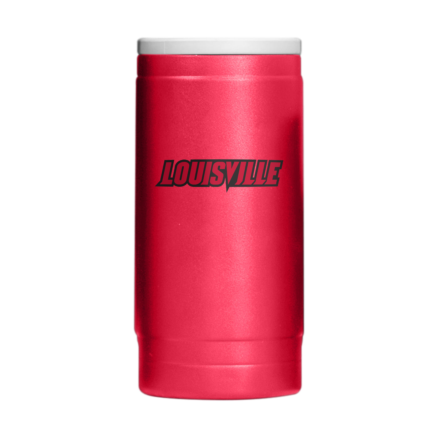 Louisville Flipside Powder Coat Slim Can Coolie - Logo Brands