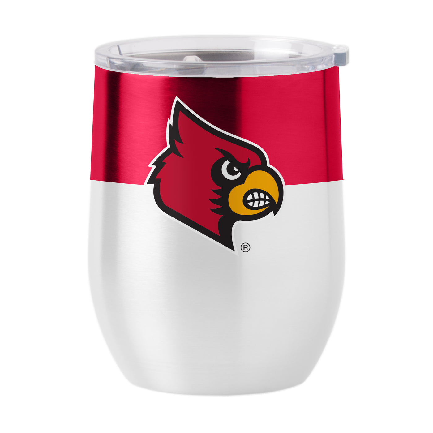 Louisville Colorblock 16oz Stainless Curved Beverage