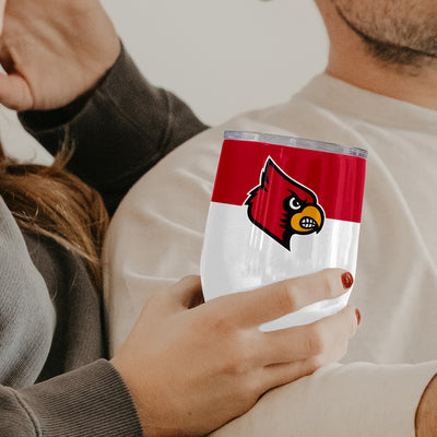 Louisville Colorblock 16oz Stainless Curved Beverage