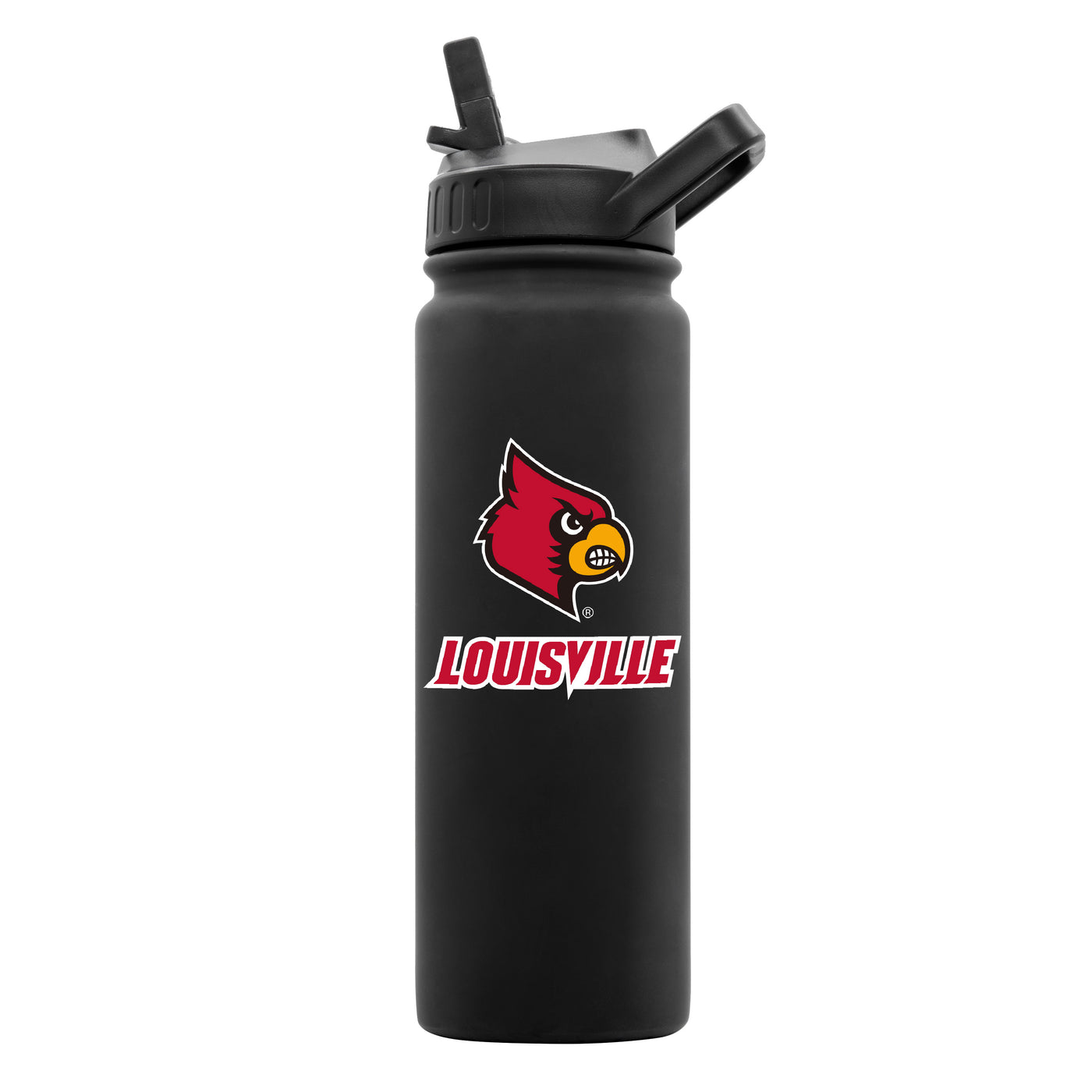Louisville 24oz Black Soft Touch Bottle