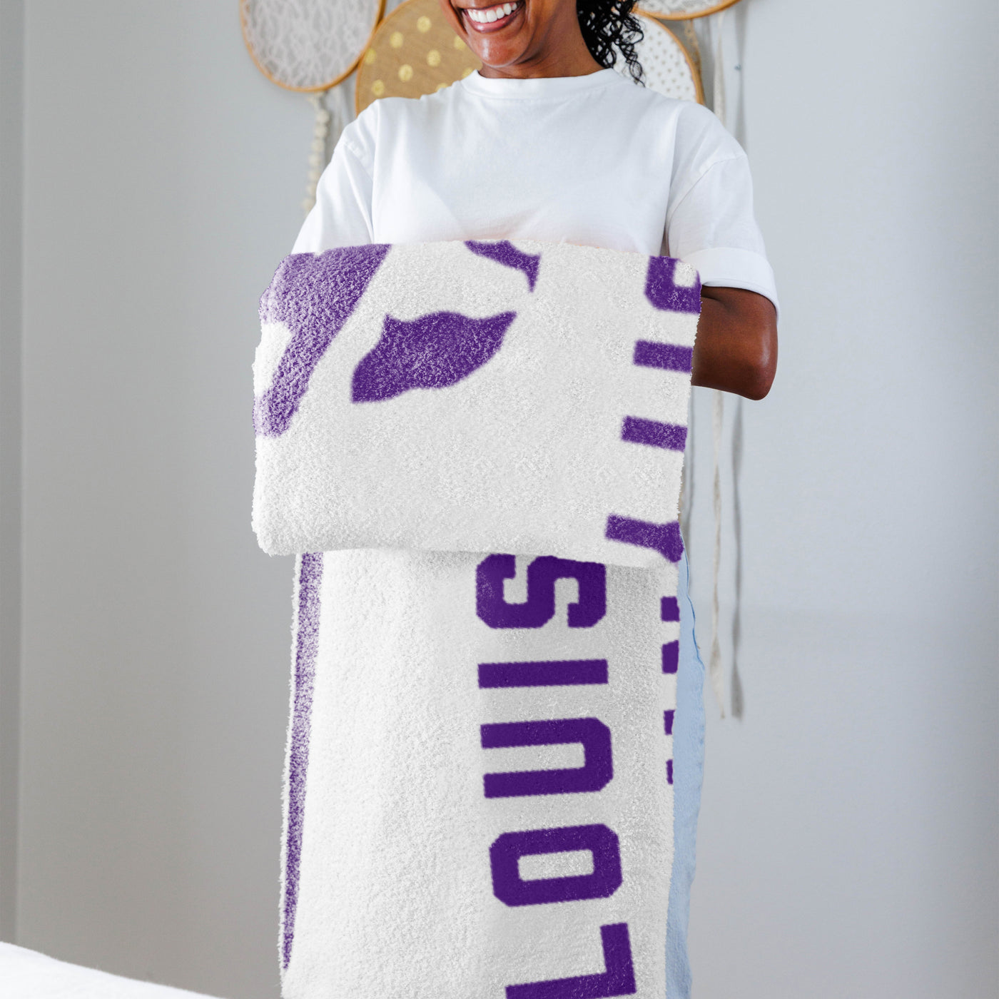 LSU Luxe Prime Dreams Throw