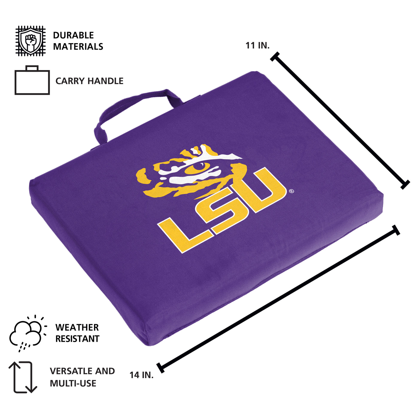 LSU Bleacher Cushion