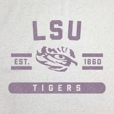 LSU Oatmeal Sweatshirt Blanket