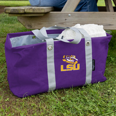 LSU Crosshatch Picnic Caddy - Logo Brands