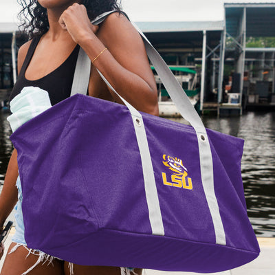 LSU Crosshatch Picnic Caddy - Logo Brands