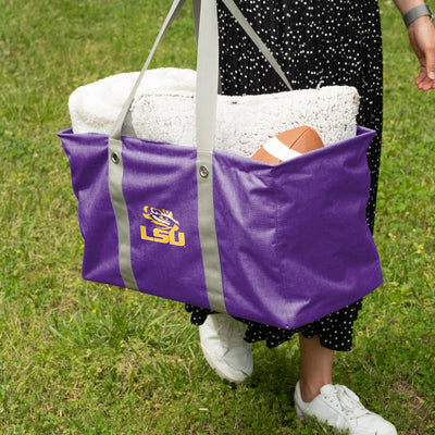 LSU Crosshatch Picnic Caddy - Logo Brands