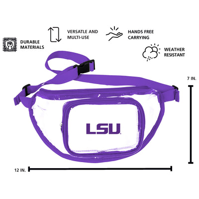 LSU Clear Fanny Pack