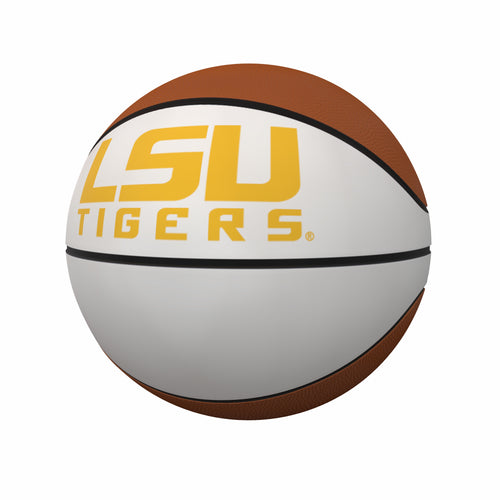 LSU official-size autograph basketball by Logo Brands, featuring authentic team logo and space for player signatures.