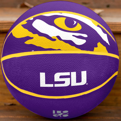 LSU Mascot Official-Size Rubber Basketball