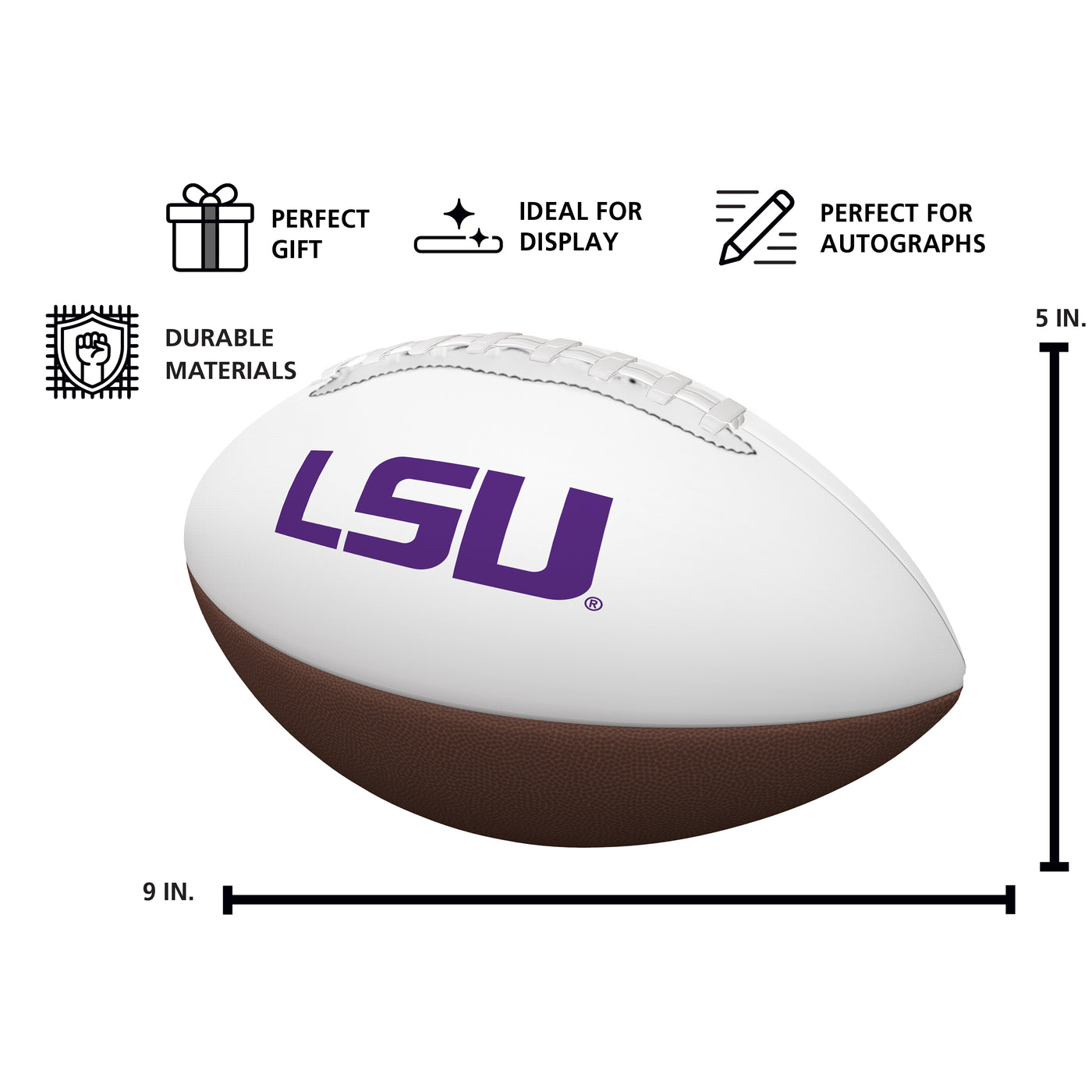 LSU Mini Autograph Football