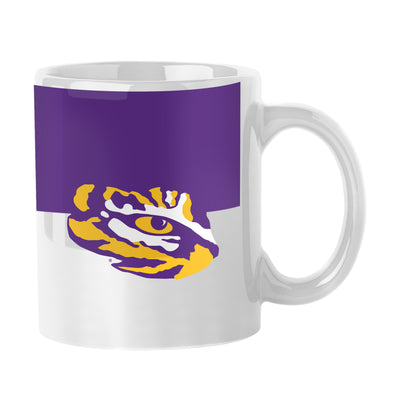 LSU 11oz Colorblock Coffee Mug