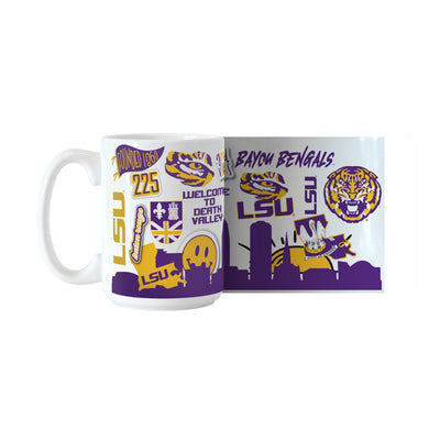 LSU 15oz Native Sublimated Mug