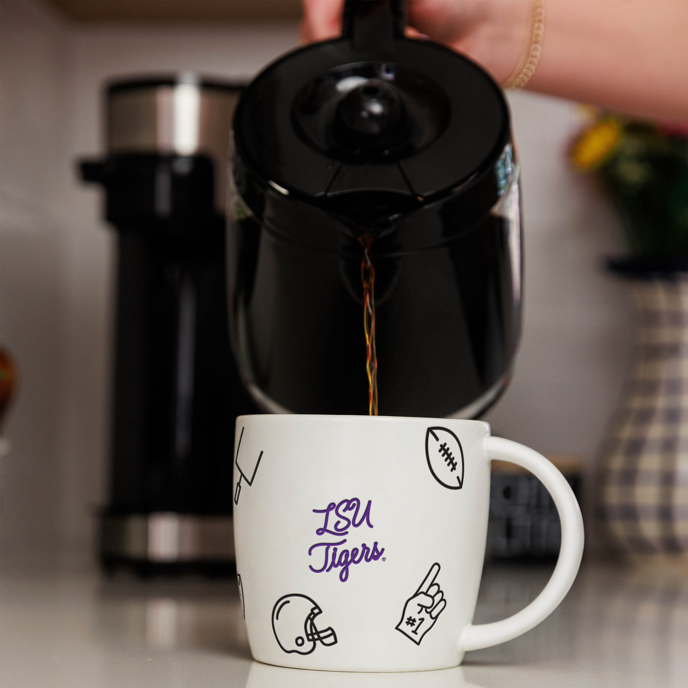 LSU 18oz Playmaker Mug - Logo Brands