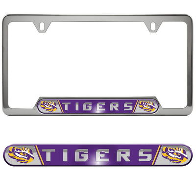 LSU Embossed License Plate Frame