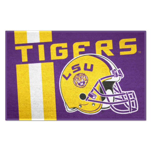 LSU Starter Mat featuring the team uniform design, ideal for sports fans and college memorabilia displays.