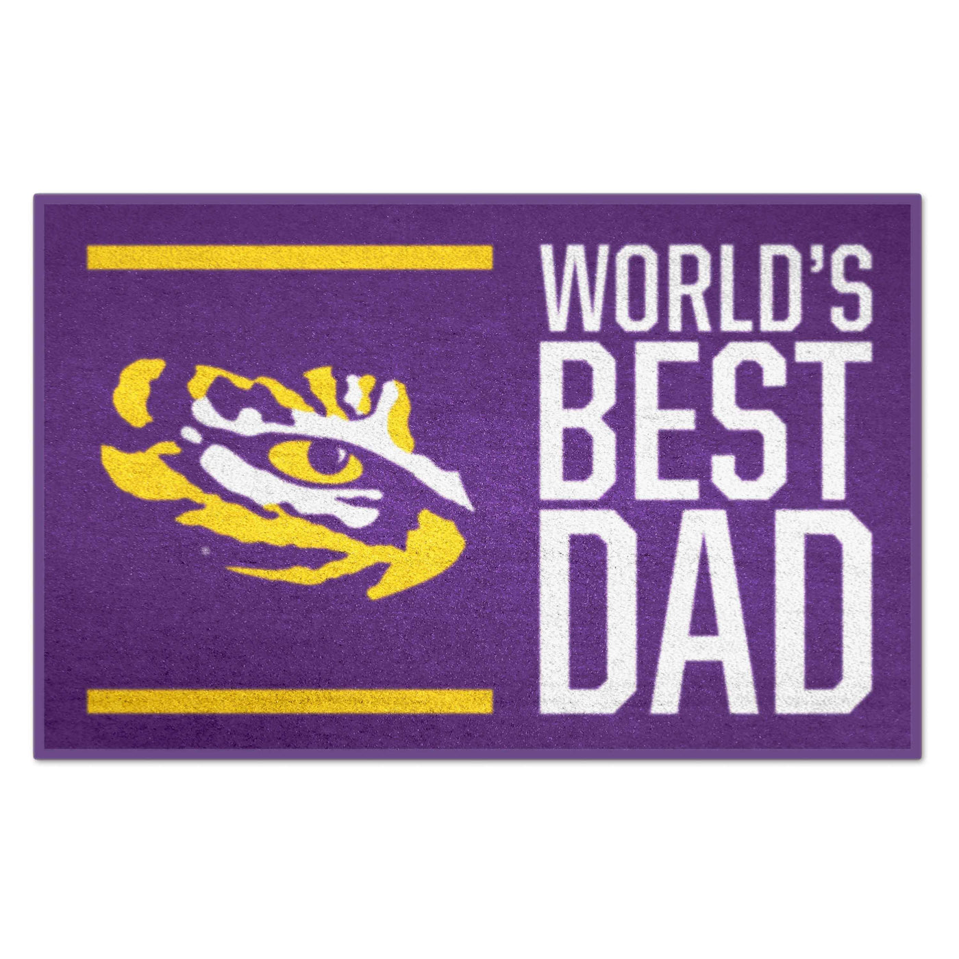 LSU Starter Mat - World's Best Dad