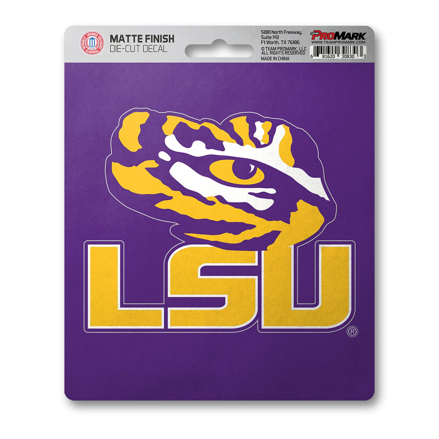 LSU Matte Decal