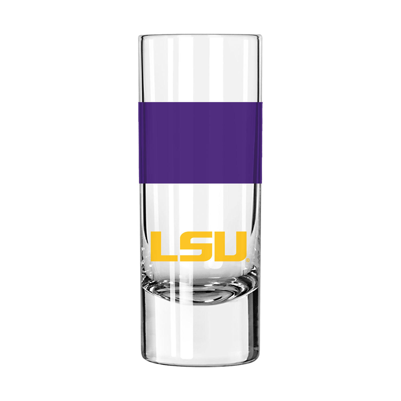 LSU 2.5oz Colorblock Shooter Glass