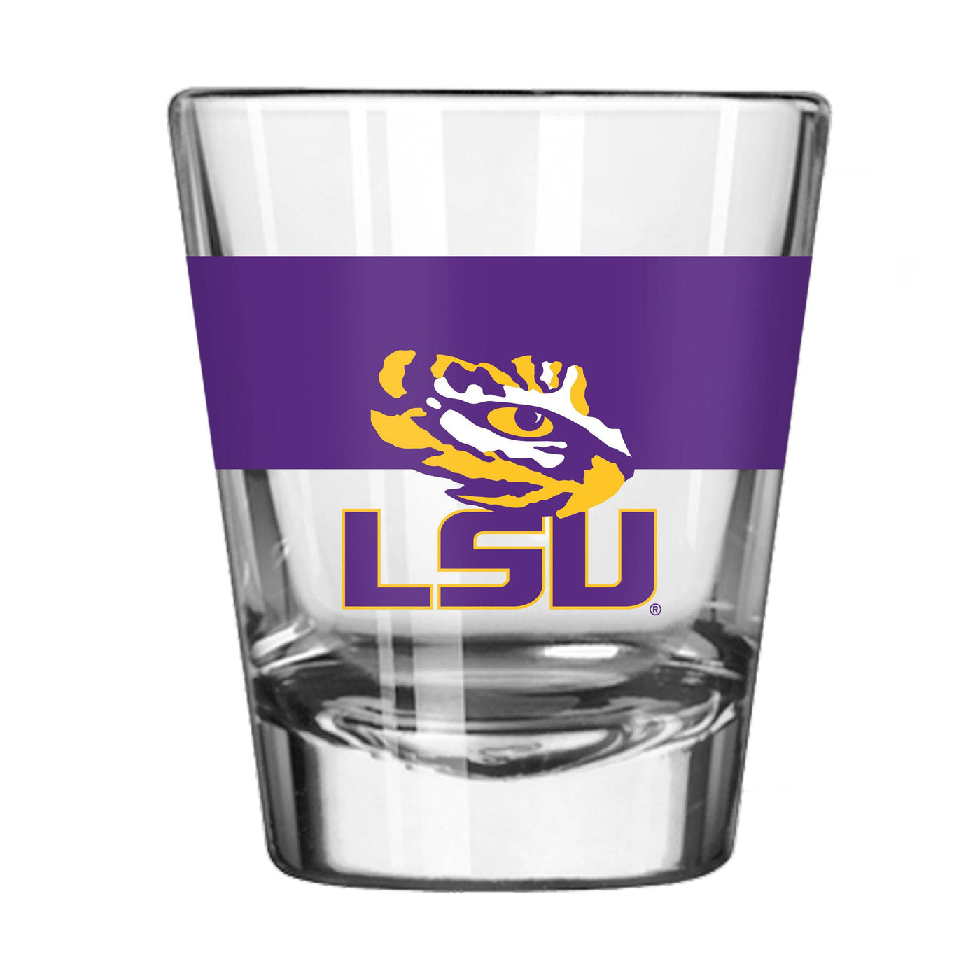 LSU 2oz Colorblock Shot Glass