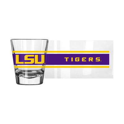 LSU 2oz Stripe Shot Glass