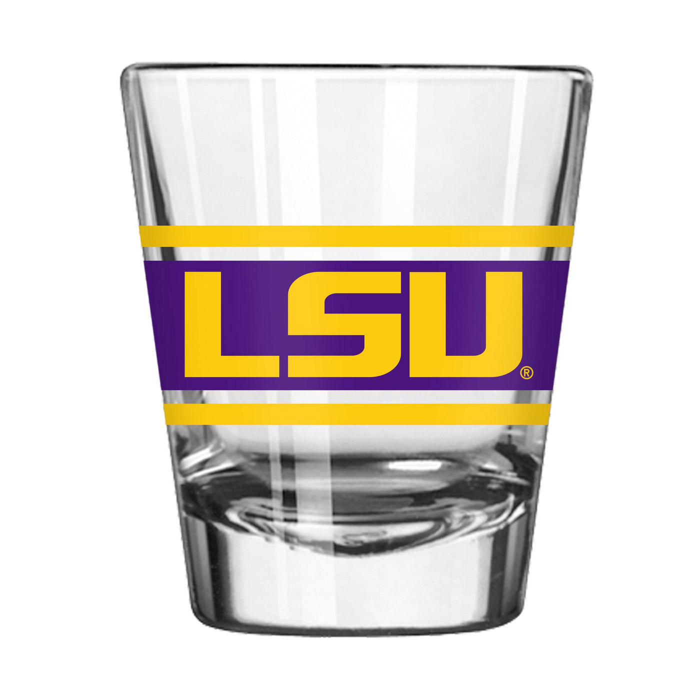 LSU 2oz Stripe Shot Glass