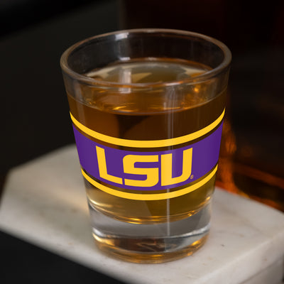 LSU 2oz Stripe Shot Glass