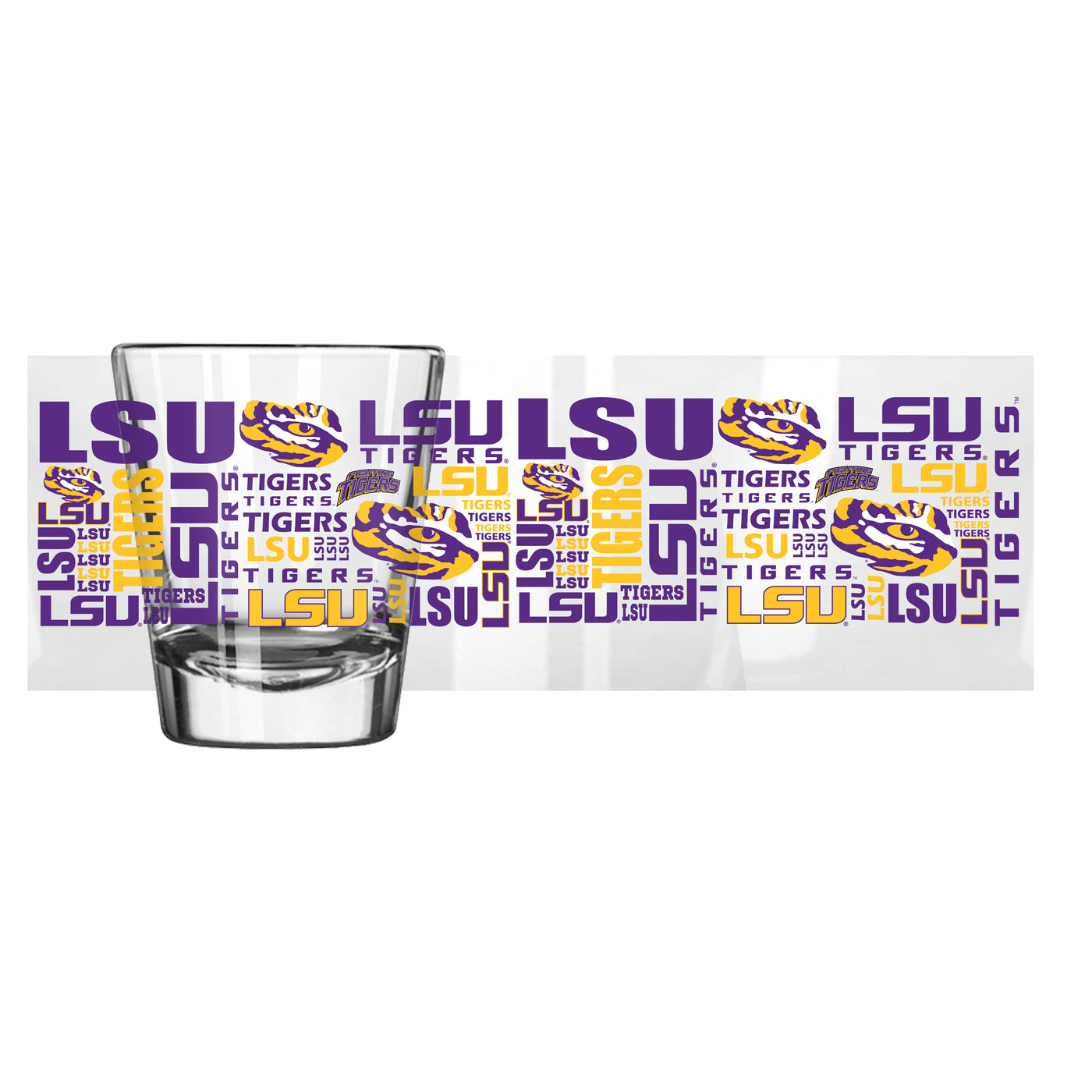 LSU 2oz Spirit Shot Glass