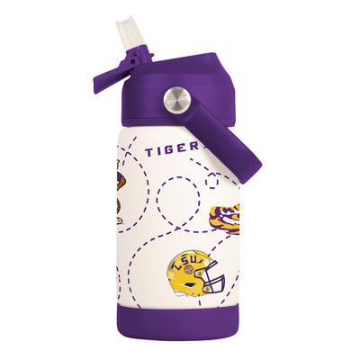 LSU 12oz Mascot SS Kids Bottle