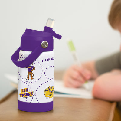 LSU 12oz Mascot SS Kids Bottle