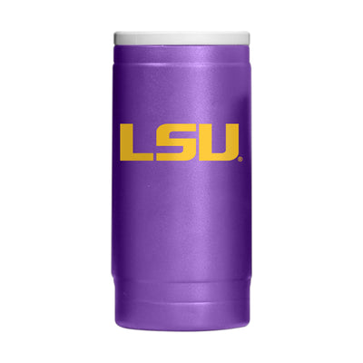 LSU Flipside Powder Coat Slim Can Coolie - Logo Brands