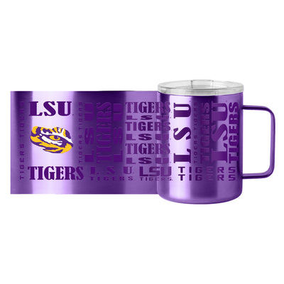 LSU 15oz Replay Stainless Steel Mug