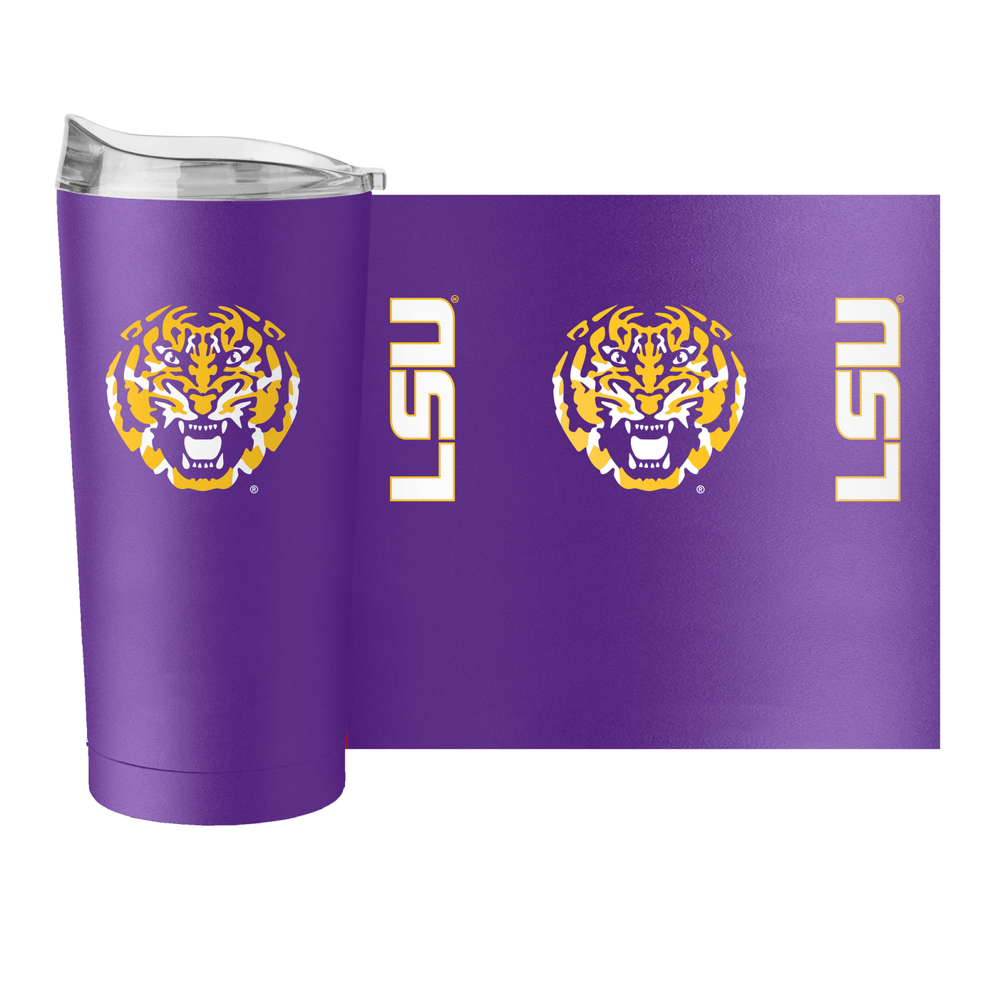 LSU 20oz Gameday Powder Coat Tumbler