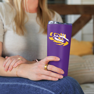 LSU 20oz Flipside Powder Coat Tumbler - Logo Brands