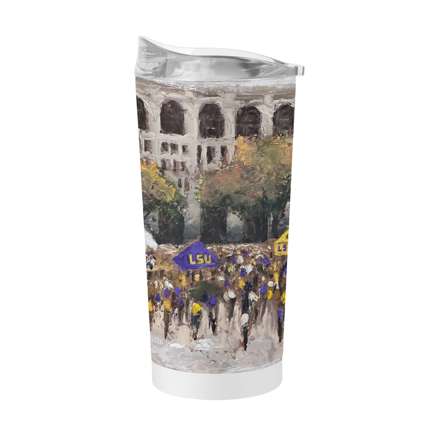 LSU 20oz Collector Powder Coat Tumbler