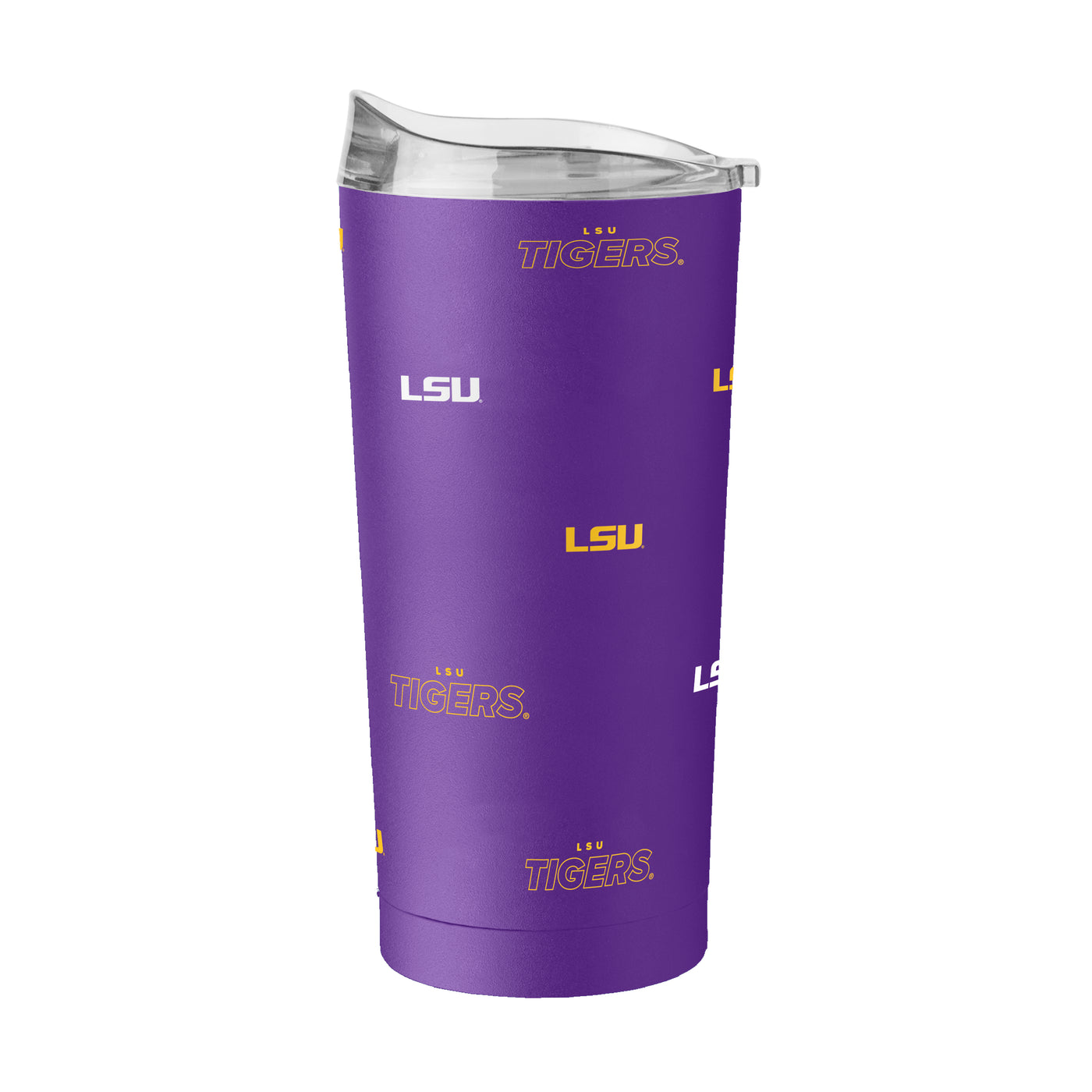 LSU 20oz Step And Repeat Powder Coat Tumbler