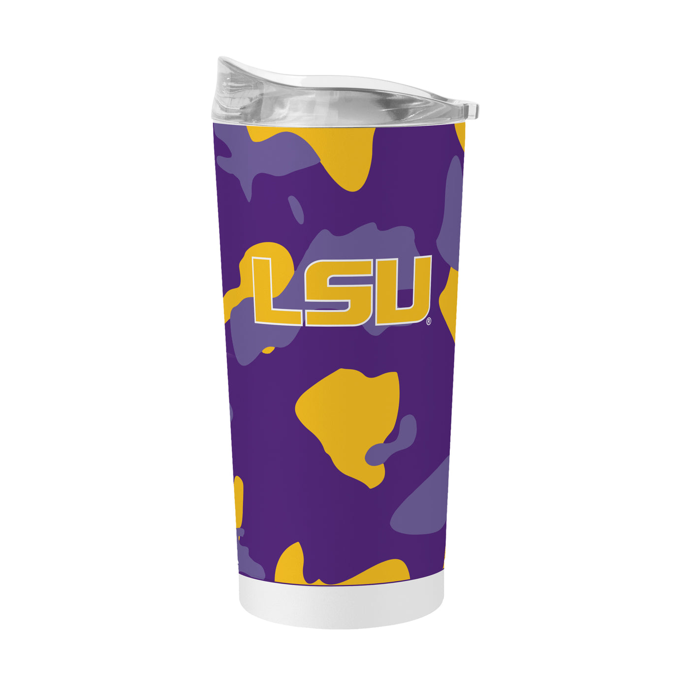 LSU 20oz Camo Powder Coat Tumbler