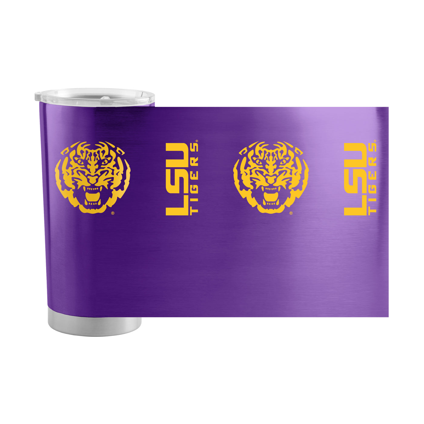 LSU 1 Color 20oz Gameday Stainless Tumbler
