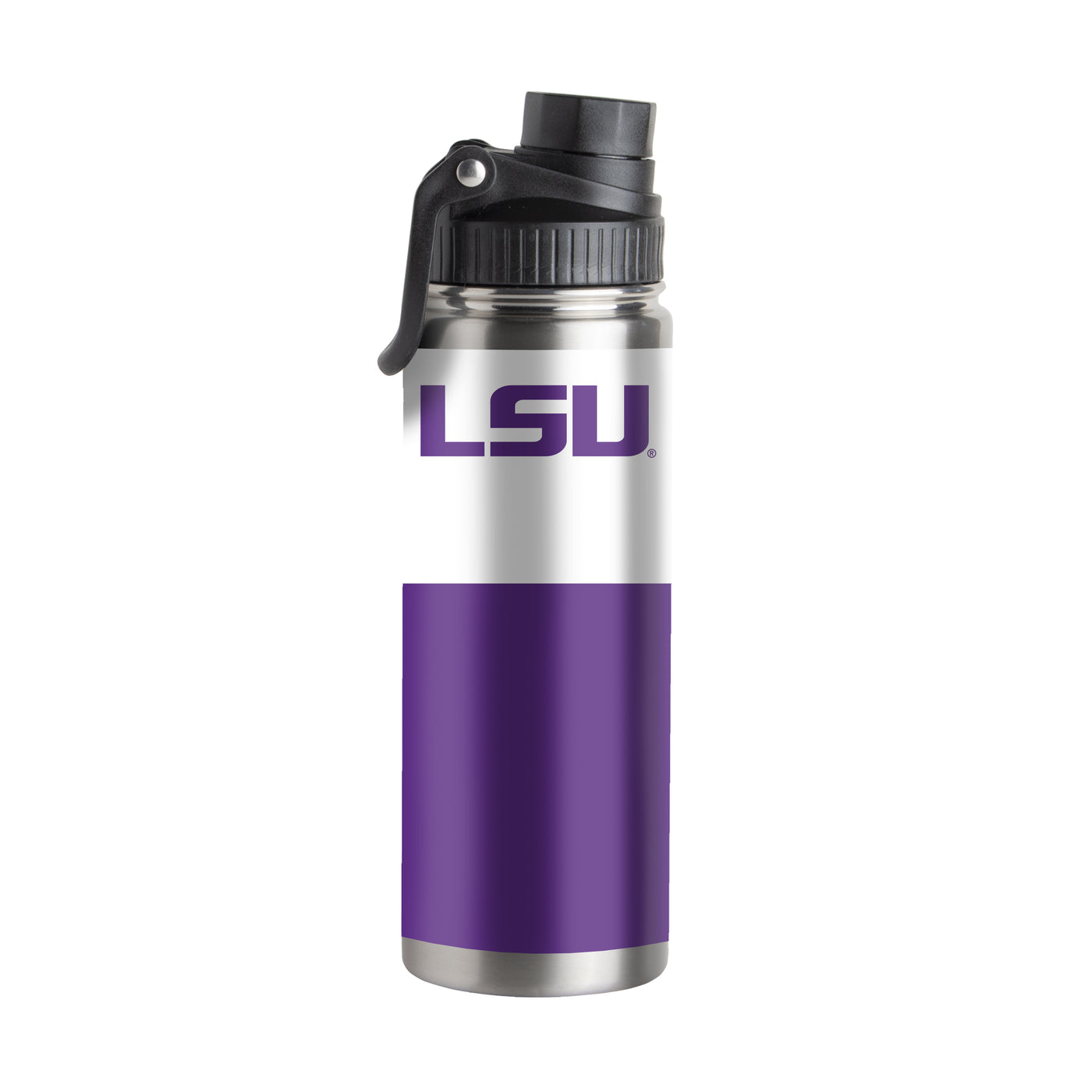 LSU 21oz Colorblock Twist Top Water Bottle