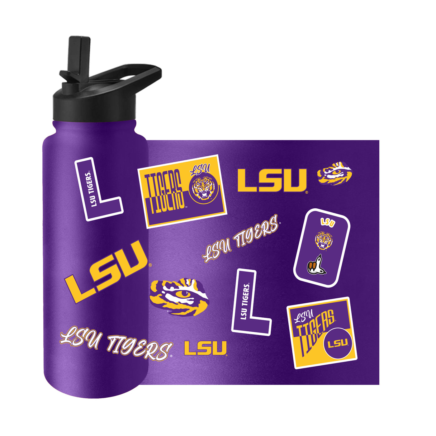 LSU 34oz Dreamweave Quencher Bottle