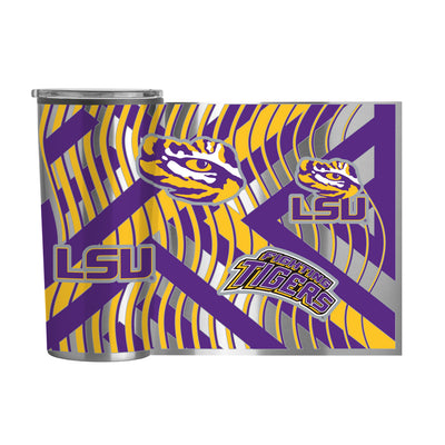 LSU 20oz Flex Plastic Wall Stainless
